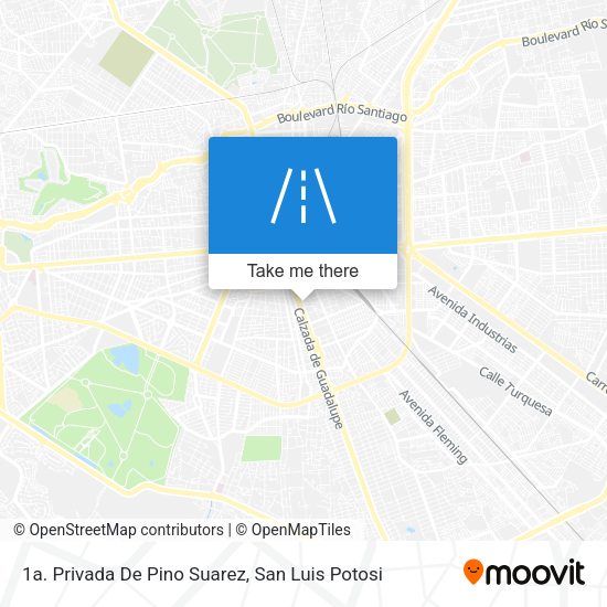 1a. Privada De Pino Suarez map