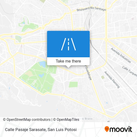 Mapa de Calle Pasaje Sarasate