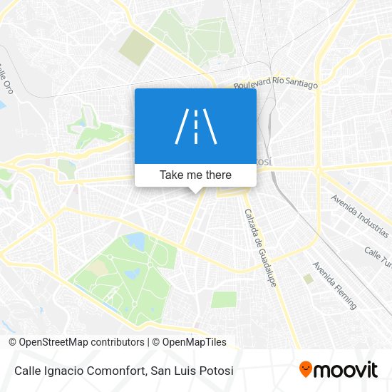 Calle Ignacio Comonfort map