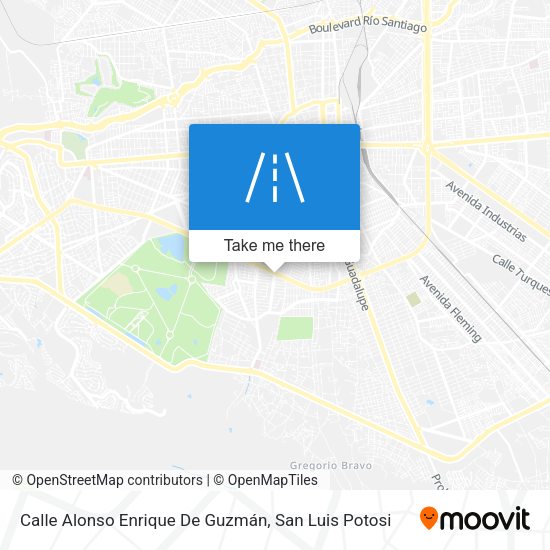Mapa de Calle Alonso Enrique De Guzmán