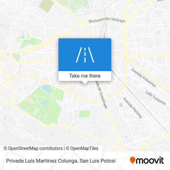 Mapa de Privada Luis Martínez Colunga