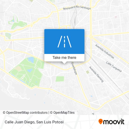 Calle Juan Diego map