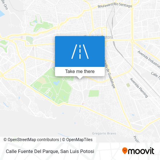 Mapa de Calle Fuente Del Parque