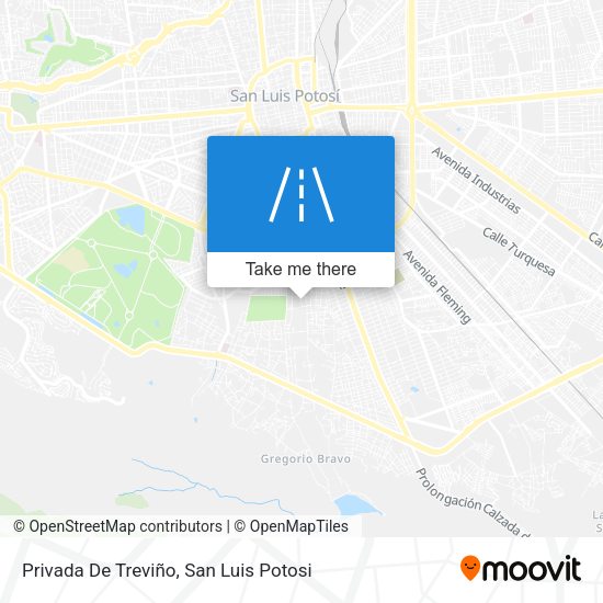 Privada De Treviño map
