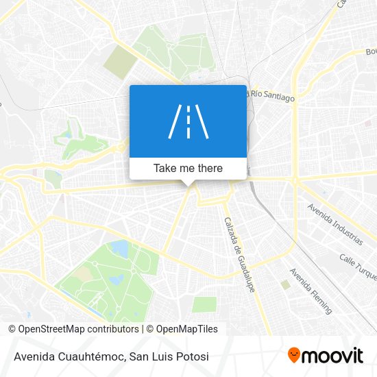 Avenida Cuauhtémoc map