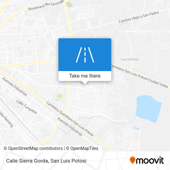 Calle Sierra Gorda map