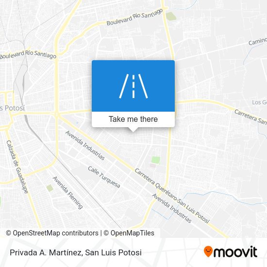 Privada A. Martínez map
