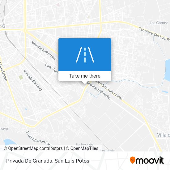 Privada De Granada map