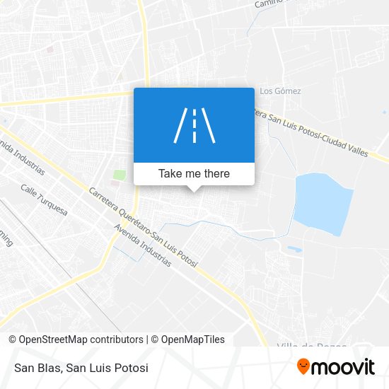 San Blas map
