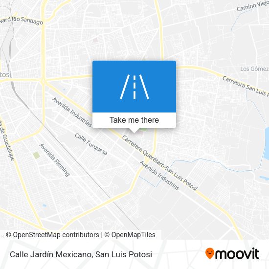 Calle Jardín Mexicano map