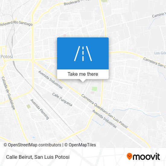 Mapa de Calle Beirut