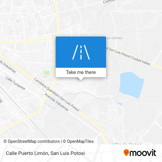 Calle Puerto Limón map