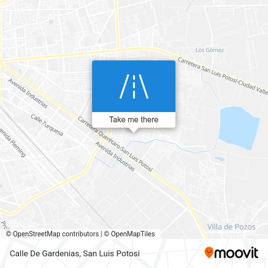 Calle De Gardenias map