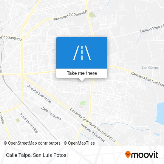 Calle Talpa map