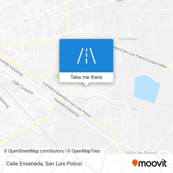 Calle Ensenada map