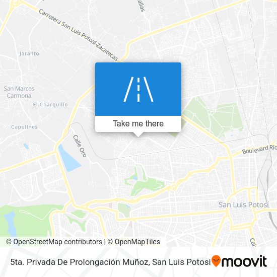5ta. Privada De Prolongación Muñoz map
