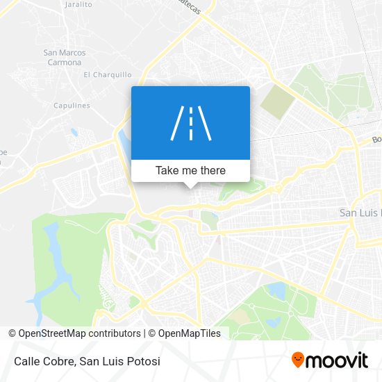 Calle Cobre map