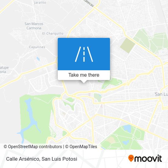 Calle Arsénico map