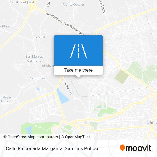 Calle Rinconada Margarita map