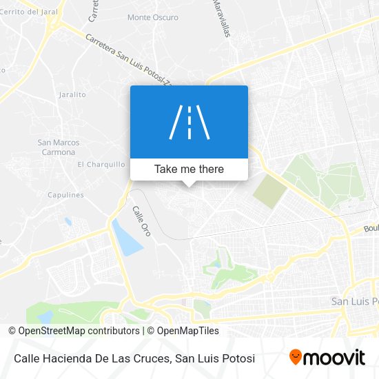 Calle Hacienda De Las Cruces map