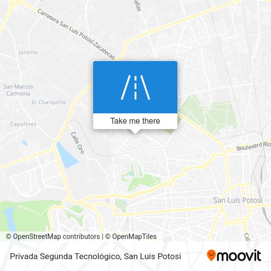 Privada Segunda Tecnológico map