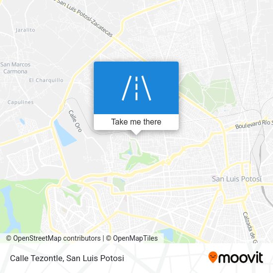 Mapa de Calle Tezontle