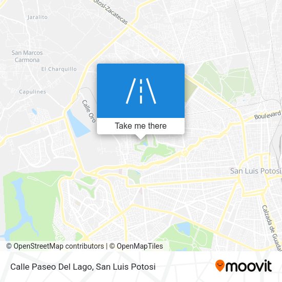 Calle Paseo Del Lago map