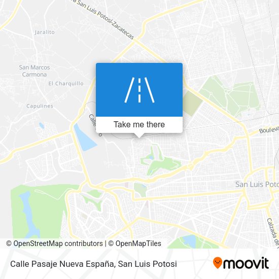 Calle Pasaje Nueva España map