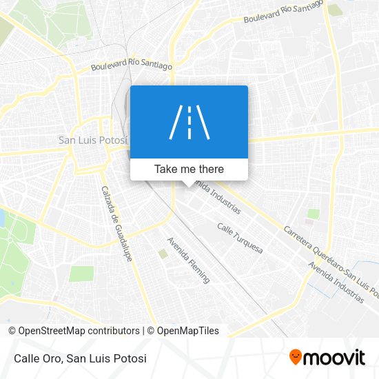 Calle Oro map