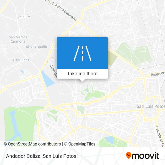 Andador Caliza map