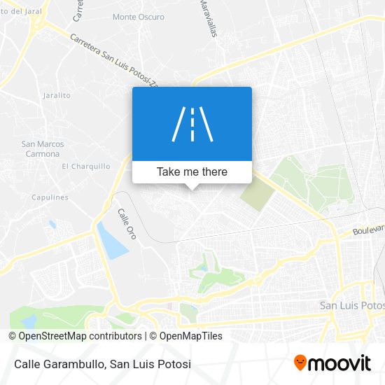 Mapa de Calle Garambullo