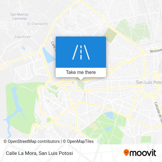Calle La Mora map