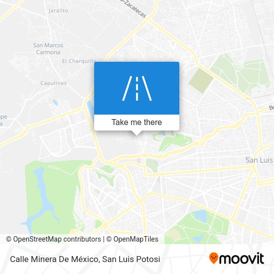 Calle Minera De México map