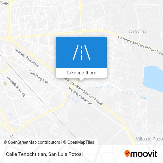 Calle Tenochtitlan map