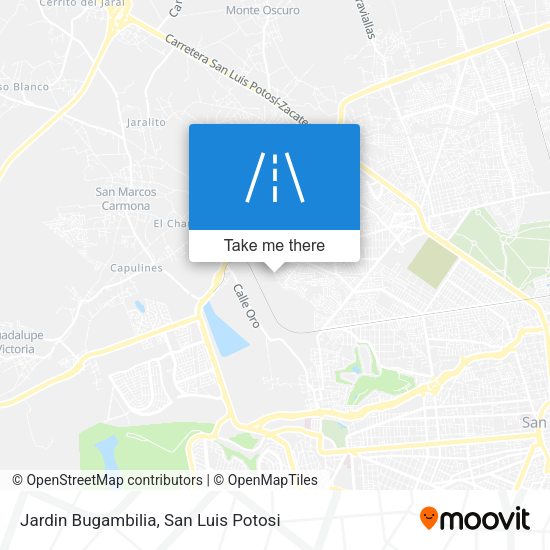 Jardin Bugambilia map