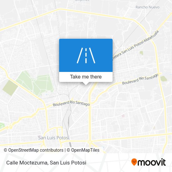 Calle Moctezuma map