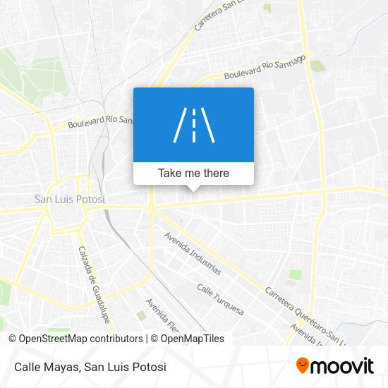 Calle Mayas map