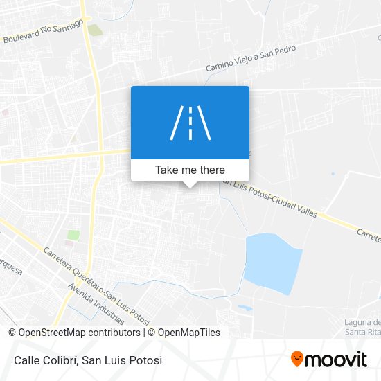 Calle Colibrí map