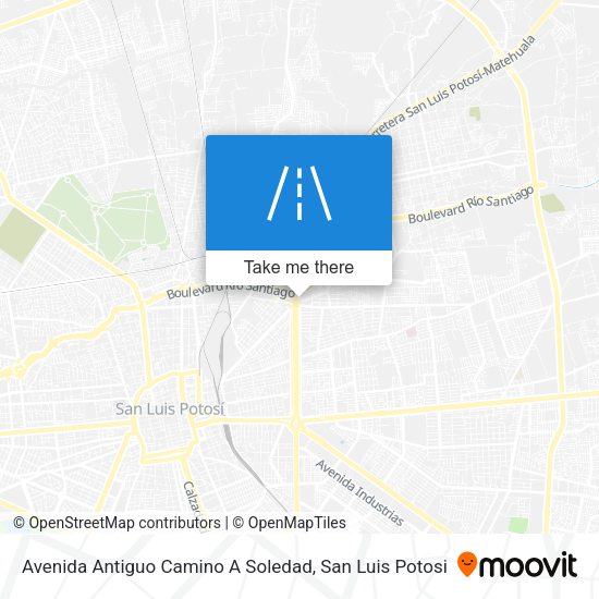 Mapa de Avenida Antiguo Camino A Soledad