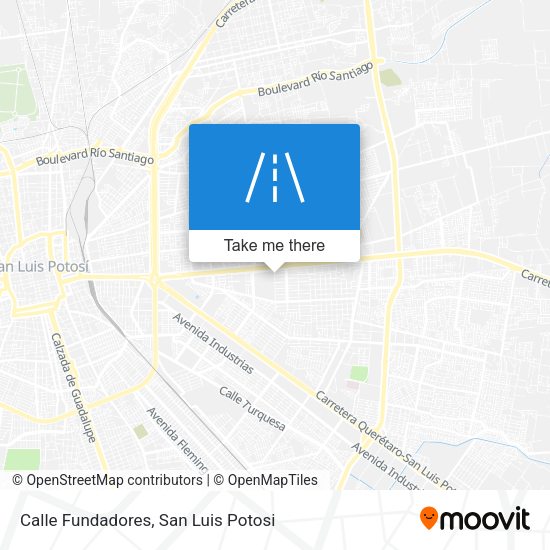 Calle Fundadores map
