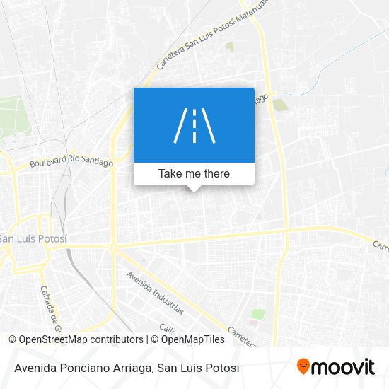 Avenida Ponciano Arriaga map