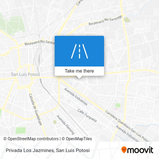 Privada Los Jazmines map