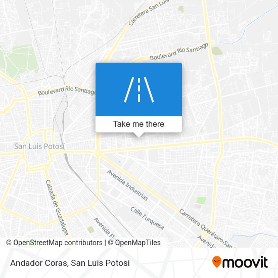 Andador Coras map