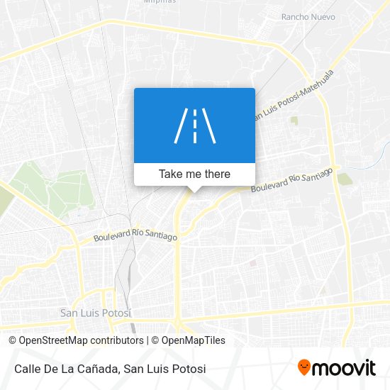 Mapa de Calle De La Cañada