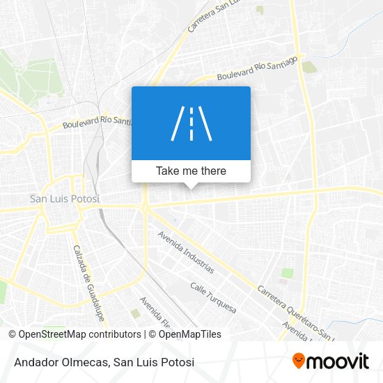 Andador Olmecas map