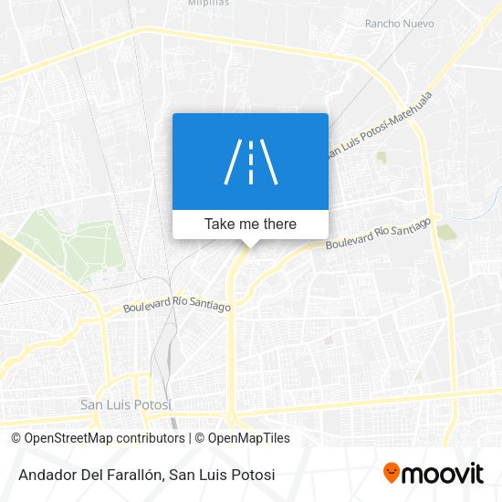 Andador Del Farallón map