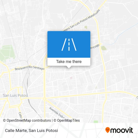 Calle Marte map