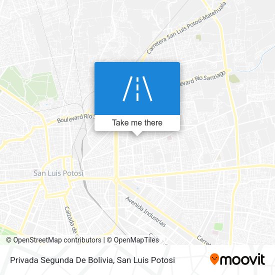 Mapa de Privada Segunda De Bolivia