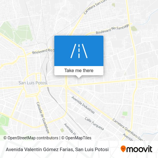 Mapa de Avenida Valentín Gómez Farías