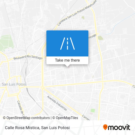 Mapa de Calle Rosa Mística